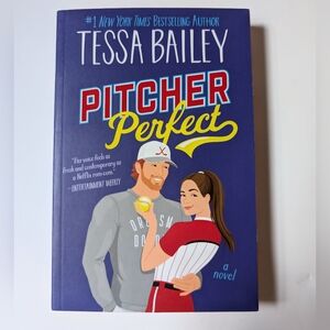 Pitcher Perfect By Tessa Bailey. Paperback Book With Sprayed Edges